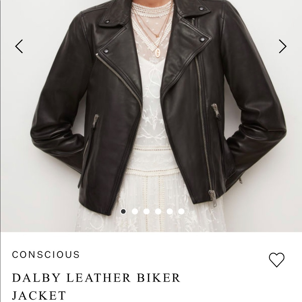 Allsaints leather jacket